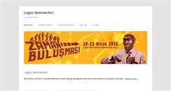 Desktop Screenshot of logosseminerleri.org